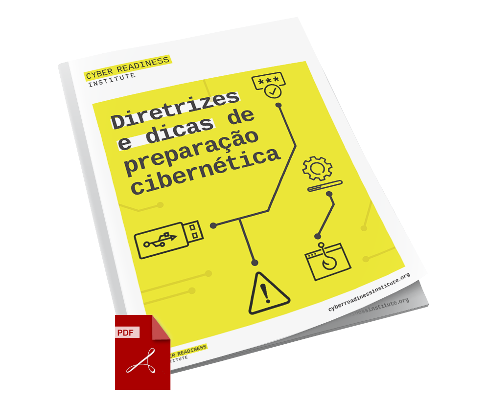 Cyber Readiness Tips & Guidelines cover in portuguese