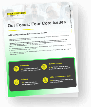 Our Focus document page cover