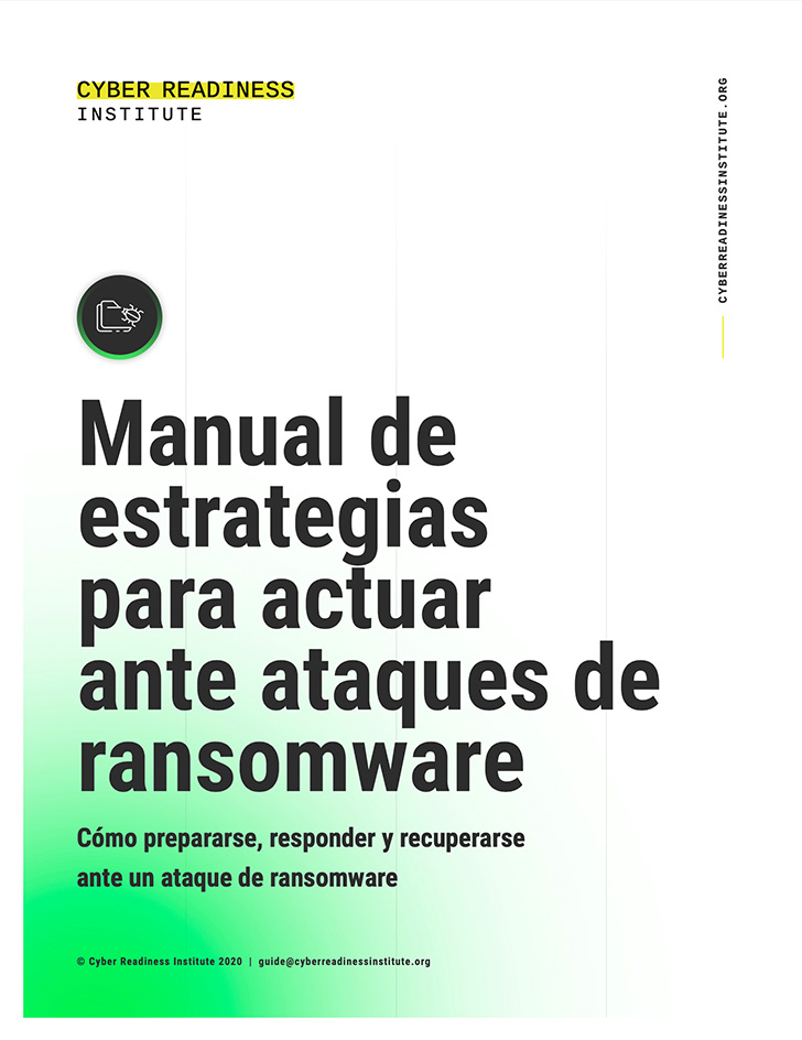 Ransomware Playbook cover in spanish
