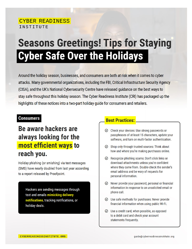 Staying Cyber Safe Over the Holidays cover