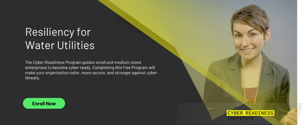 Resiliency for Water Utilities Cyber Ready Program Header Image